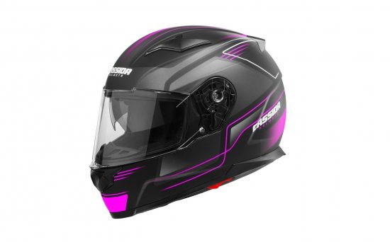 Full face helmet CASSIDA APEX FUSION black matt/ purple/ white XS za DUCATI 748 S