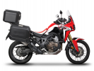 Komplet aluminijastih kovčkov z nosilci in ploščo SHAD TERRA BLACK, 37L zadnji kovček  in 36L/47L stranski kovčki SHAD HONDA CRF 1000  Africa Twin