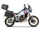 Komplet aluminijastih kovčkov z nosilci in ploščo SHAD TERRA BLACK, 48L zadnji kovček  in 36L/47L stranski kovčki SHAD HONDA CRF 1100 Africa Twin