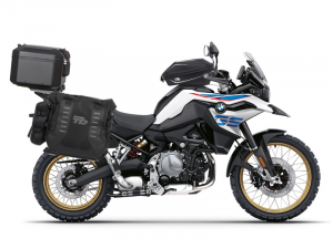 Complete set of SHAD TERRA TR40 adventure saddlebags and SHAD TERRA BLACK aluminium 55L topcase, inc SHAD BMW F750 GS / F850 GS