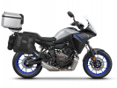 Complete set of SHAD TERRA TR40 adventure saddlebags and SHAD TERRA aluminium 37L topcase, including SHAD YAMAHA MT-07 Tracer / Tracer 700