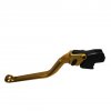 Clutch Lever ACCOSSATO fixed CNC-worked aluminium, gold