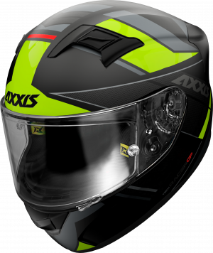 INTEGRALNA čelada AXXIS GP RACER SV FIBER tech matt fluor yellow S