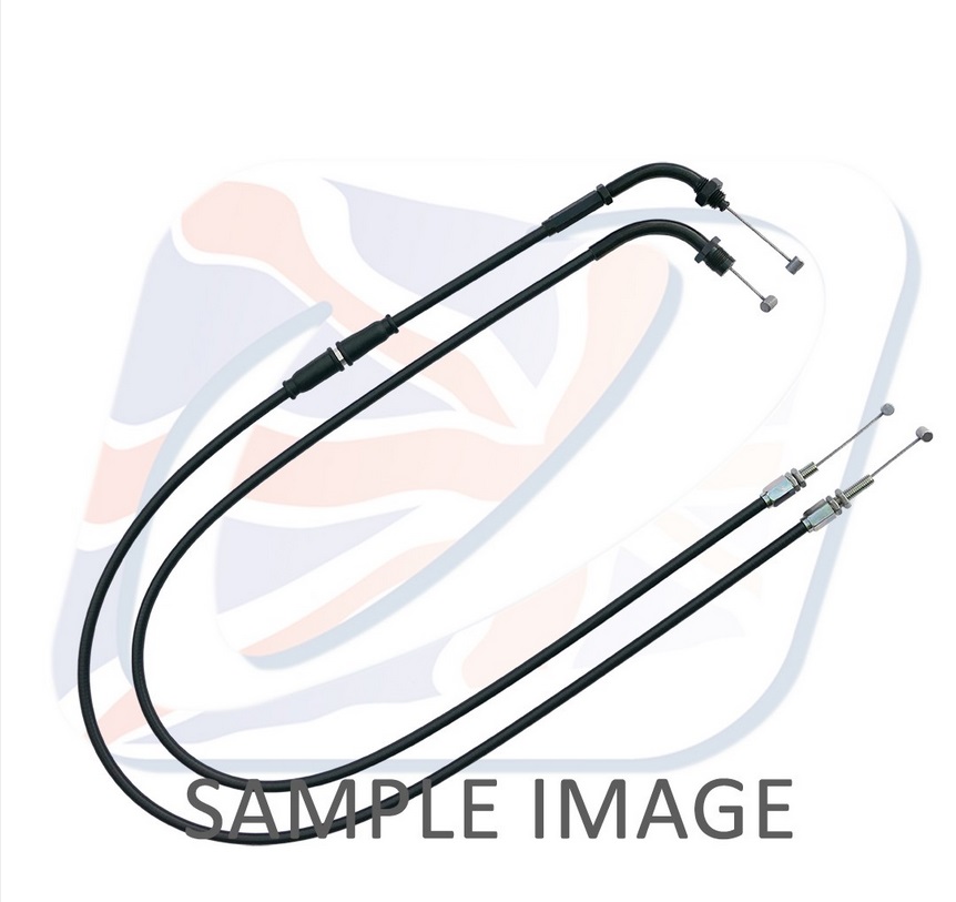 Throttle cables (pair) Venhill H02-4-127-BK featherlight črna