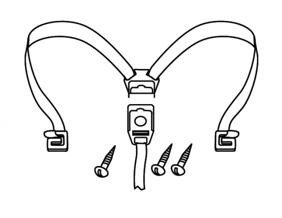 Flexible strap SHAD for SH48 za BMW R 1200 GS (2003-2019)