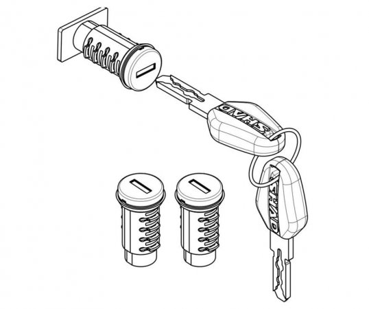 Replacement locks & keys SHAD TERRA za BMW F 850 GS