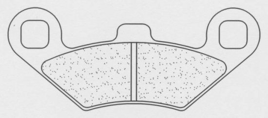 Zavorne obloge CL BRAKES ATV1 za ATV POLARIS Sportsman 800 (2005-2013)