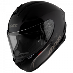 FULL FACE helmet AXXIS DRAKEN ABS solid black gloss XL