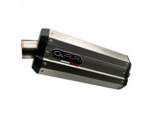 Slip-on exhaust GPR DUNE Brushed Titanium including removable db killer and link pipe