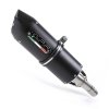Slip-on exhaust GPR A.19.FUNE FURORE Matte Black including removable db killer and link pipe
