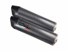 Dual bolt-on silencer GPR KTM.16.FUPO FURORE Matte Black including removable db killers