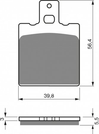 Zavorne obloge GOLDFREN 083 S3