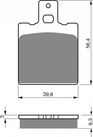 Zavorne obloge GOLDFREN 087 S3