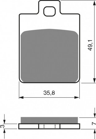 Zavorne obloge GOLDFREN 137 S3