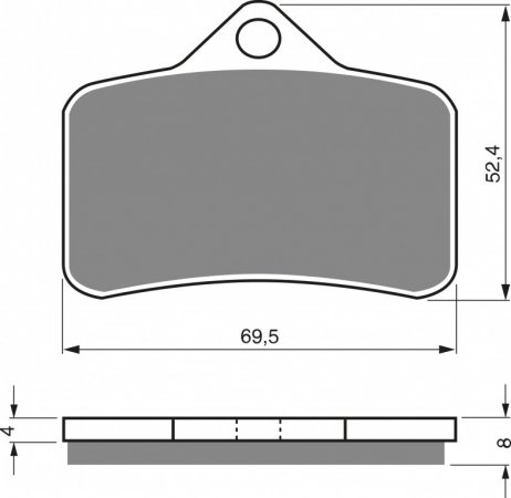 Zavorne obloge GOLDFREN 139 AD  OFF-ROAD FRONT