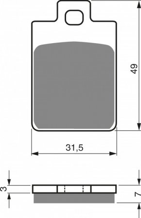 Zavorne obloge GOLDFREN 142 S3