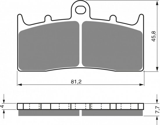 Zavorne obloge GOLDFREN S3 za BMW R 1200 R (2007-2013)