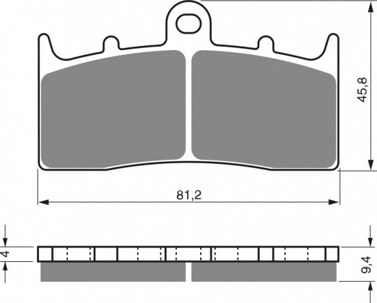 Zavorne obloge GOLDFREN 318 S3