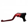 Clutch Lever ACCOSSATO fixed CNC-worked aluminium, red