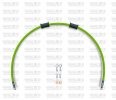 Set zadnjih zavornih cevi Venhill GUZ-5001R-GR POWERHOSEPLUS (1 cev v kompletu) Green hoses, chromed fittings