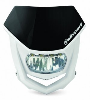 Headlight POLISPORT 8667100002 HALO LED črna