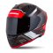 Full face helmet CASSIDA AERO DROME black pearl/ red/white/ grey S