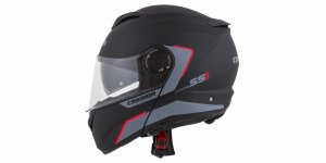 Integralna čelada CASSIDA COMPRESS 2.0 REFRACTION matt black / grey / red XL