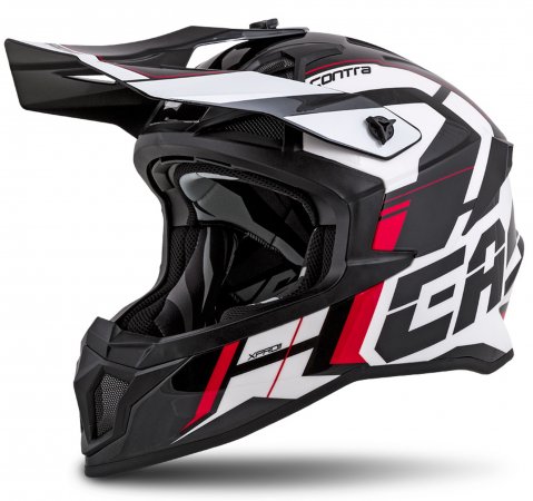 Motocross Helmet CASSIDA Cross Pro II Contra white/ red/ black L za DUCATI 748 S