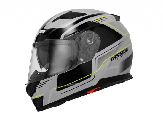 Full face helmet CASSIDA APEX FUSION grey/ black/ yellow fluo XS za DUCATI 748 S