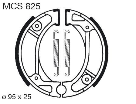 Zavorne čeljusti LUCAS MCS 825