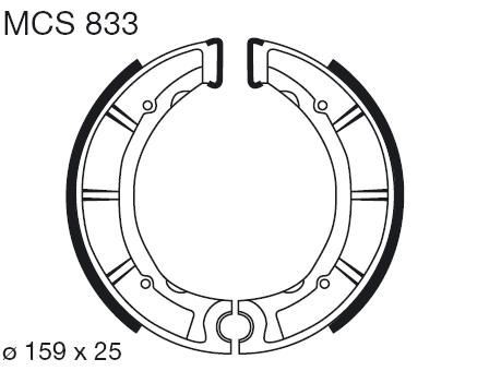 Zavorne čeljusti LUCAS MCS 833