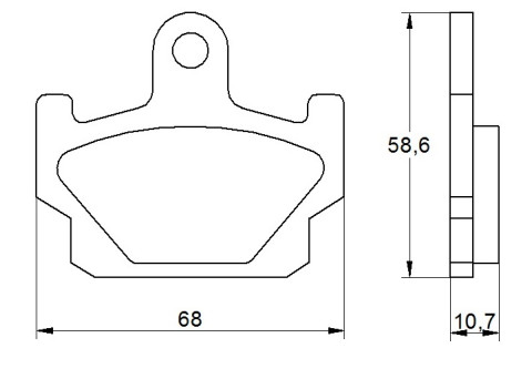 Zavorne obloge ACCOSSATO AGPA176 OR