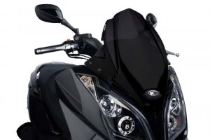 Windshield PUIG 5522N V-TECH LINE SPORT črna