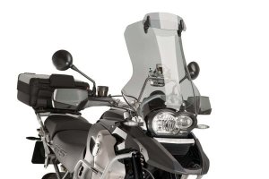 Windscreen PUIG TOURING WITH VISOR smoke