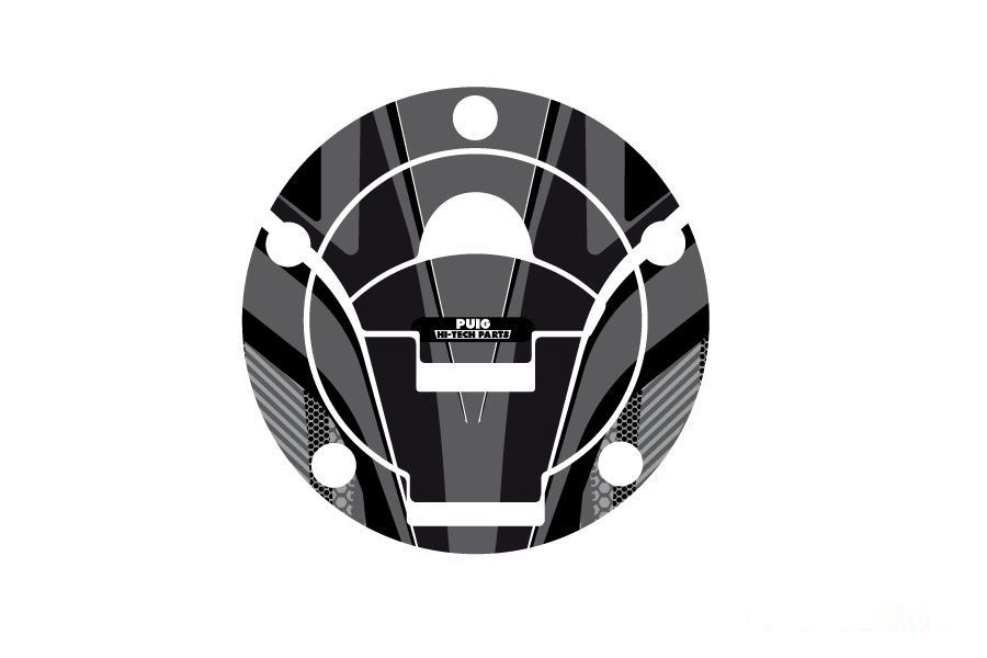 Fuel cap cover PUIG 6304U RADIKAL siva