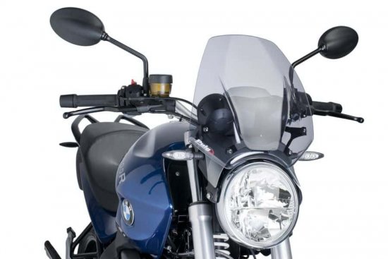 Windshield PUIG NEW. GEN SPORT smoke za BMW R 1200 R (2007-2014)