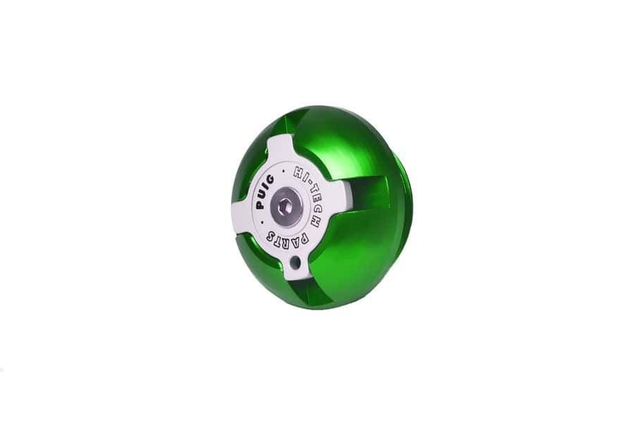 Plug oil cap PUIG 6778V zelena M24x2