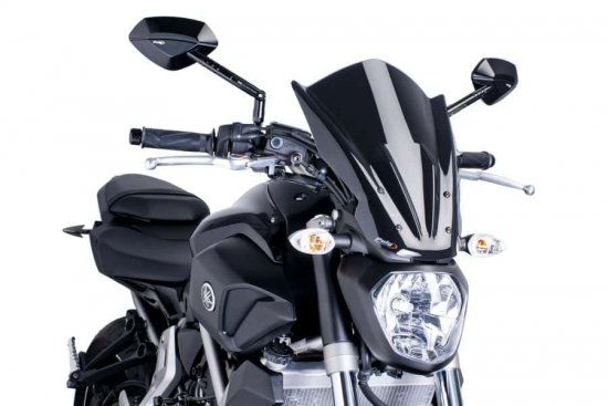 Windshield PUIG NEW. GEN TOURING črna za BMW R 1200 R