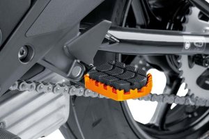 Footpegs without adapters PUIG ENDURO zlata with rubber