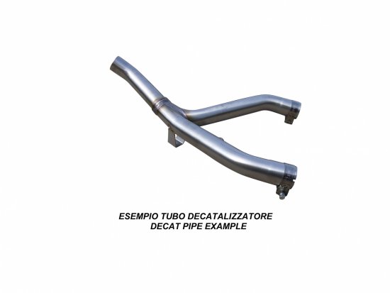 Decat pipe GPR Brushed Stainless steel za BMW R 850 R (2003-2007)