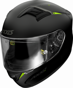 FULL FACE helmet AXXIS GP RACER SV FIBER solid fluor yellow S