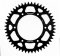 Rear ALU sprocket SUPERSPROX črna 48T, 520