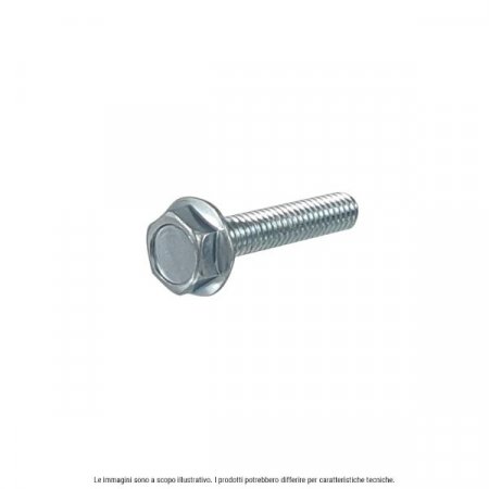 Galvanized hexagonal head screw RMS 121859185 with flange M6X30