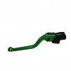 Clutch Lever ACCOSSATO fixed CNC-worked aluminium, green