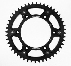 Rear sprocket SUPERSPROX STEALTH črna 48T, 520