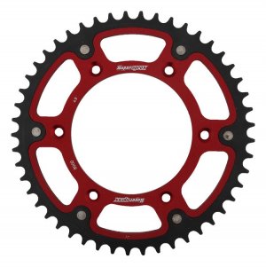 Rear sprocket SUPERSPROX STEALTH rdeč 49T, 520