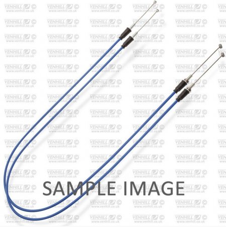 Throttle cables (pair) Venhill H02-4-045-BL featherlight moder