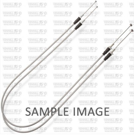 Throttle cables (pair) Venhill H02-4-056-GY featherlight siva