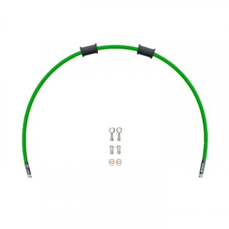 Set cevi za sklopko Venhill KAW-11010CS-GR POWERHOSEPLUS (1 cev v kompletu) Green hoses, stainless fittings