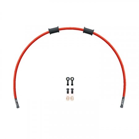 Set cevi za sklopko Venhill KAW-11010CB-RD POWERHOSEPLUS (1 cev v kompletu) Red hoses, black fittings